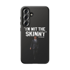 Respect The Call phone case for Samsung Galaxy S25 Plus, matte finish, The Skinny Podcast with Joey Merlino & Lil Snuff merch