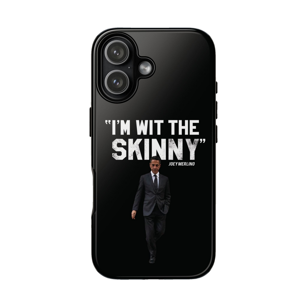 Respect The Call phone case for iPhone 17, glossy finish, Philadelphia streetwear