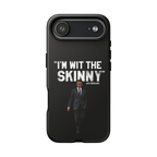 Respect The Call phone case for iPhone 17 Air, matte finish, Skinny Joey's Cheesesteaks apparel