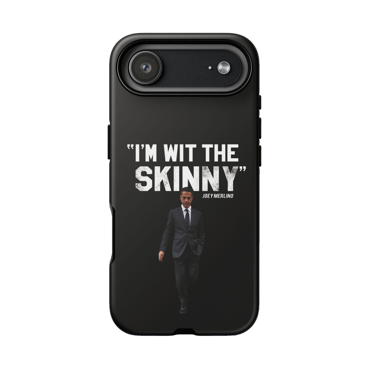 Respect The Call phone case for iPhone 17 Air, matte finish, Skinny Joey's Cheesesteaks apparel