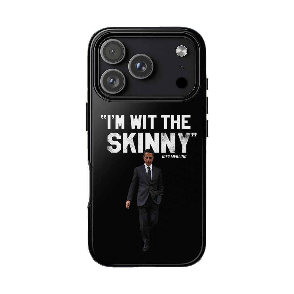 Respect The Call phone case for iPhone 17 Pro, glossy finish, South Philly streetwear