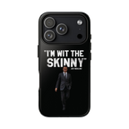 Respect The Call phone case for iPhone 17 Pro, glossy finish, South Philly streetwear