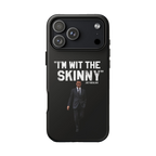 Respect The Call phone case for iPhone 17 Pro Max, matte finish, The Skinny Podcast with Joey Merlino & Lil Snuff merch