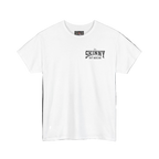 The Skinny with Joey Merlino podcast tee in white, Philly culture apparel