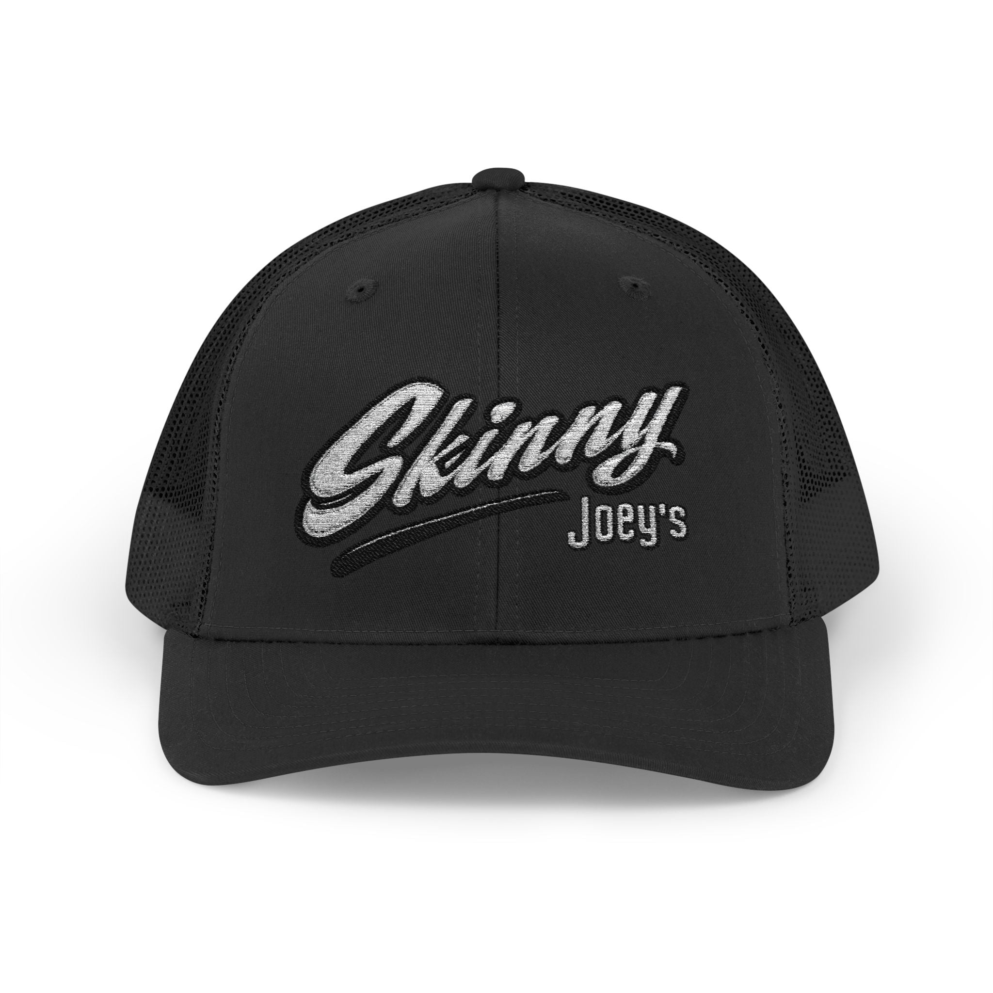 Skinny Joey's Embroidered Trucker Cap | Vintage Mesh Snapback Hat