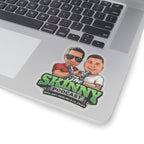 The Skinny Podcast Kiss-Cut Sticker — Joey Merlino & Lil Snuff Logo