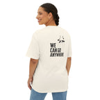 The Skinny Podcast "We Can Go Anywhere" Oversized Script Tee | Premium Boxy Fit