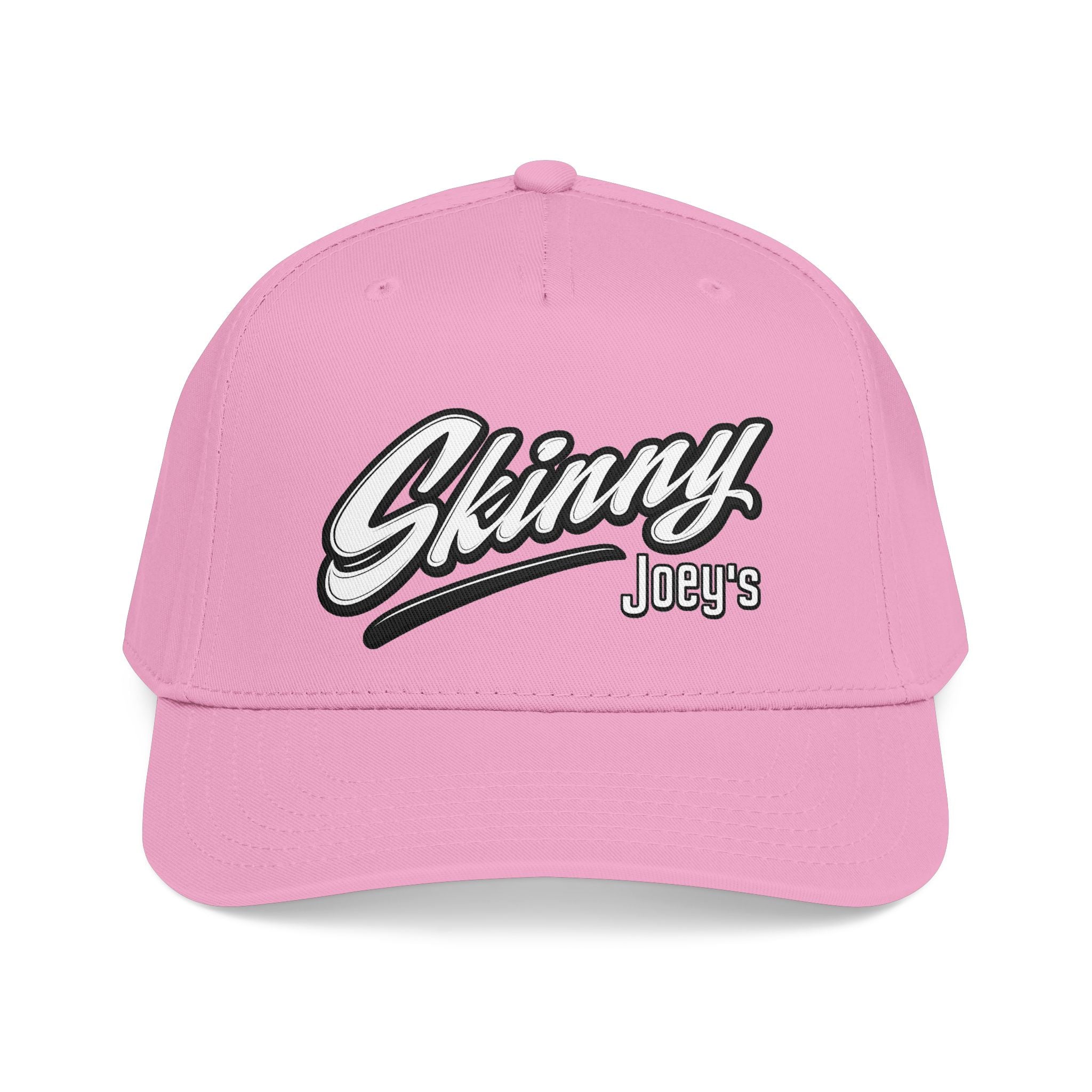 Skinny Joey's Retro Script Baseball Cap | Embroidered Mid-Profile Hat
