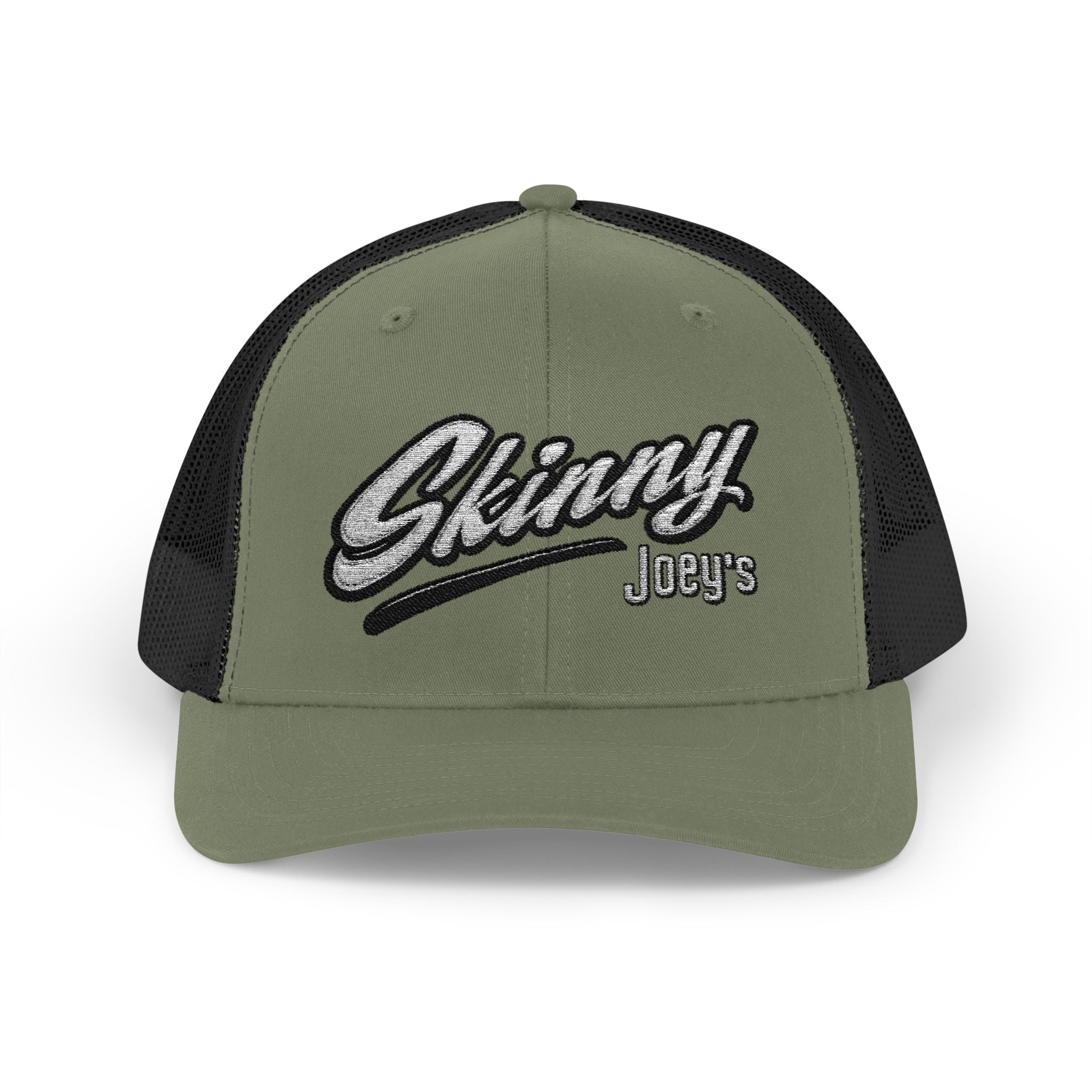 Skinny Joey's Embroidered Trucker Cap | Vintage Mesh Snapback Hat
