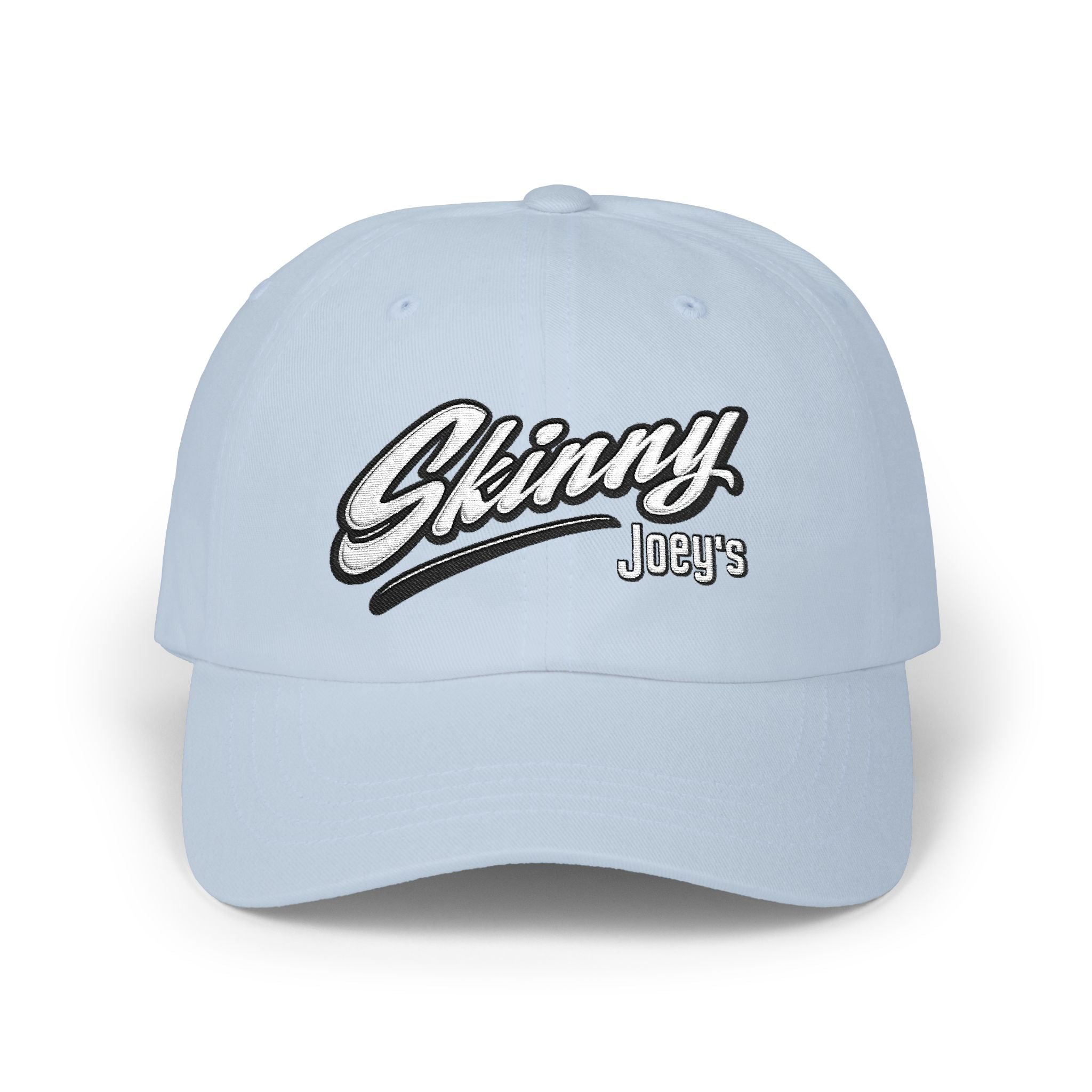 Skinny Joey's Classic Dad Cap | Embroidered Retro Script Baseball Hat