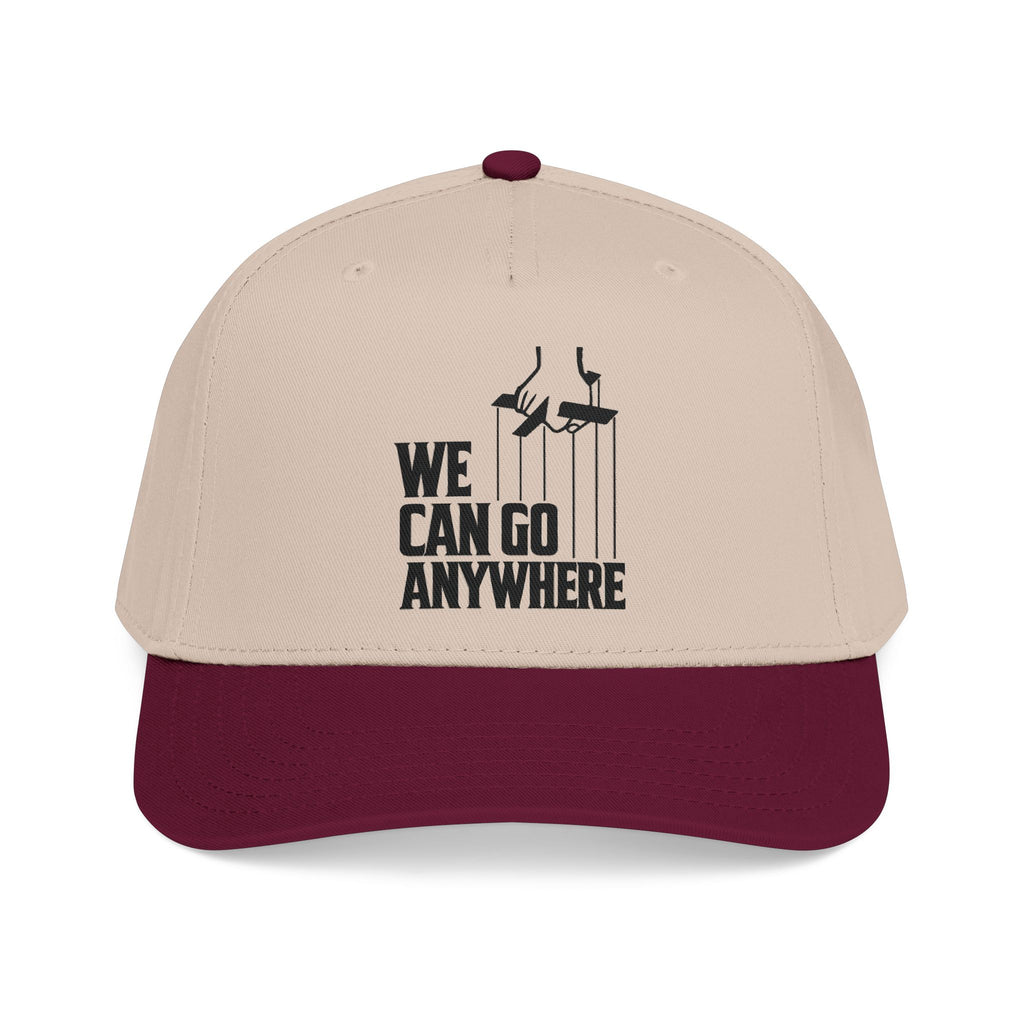 “We Can Go Anywhere” Stork Travel Dad Hat