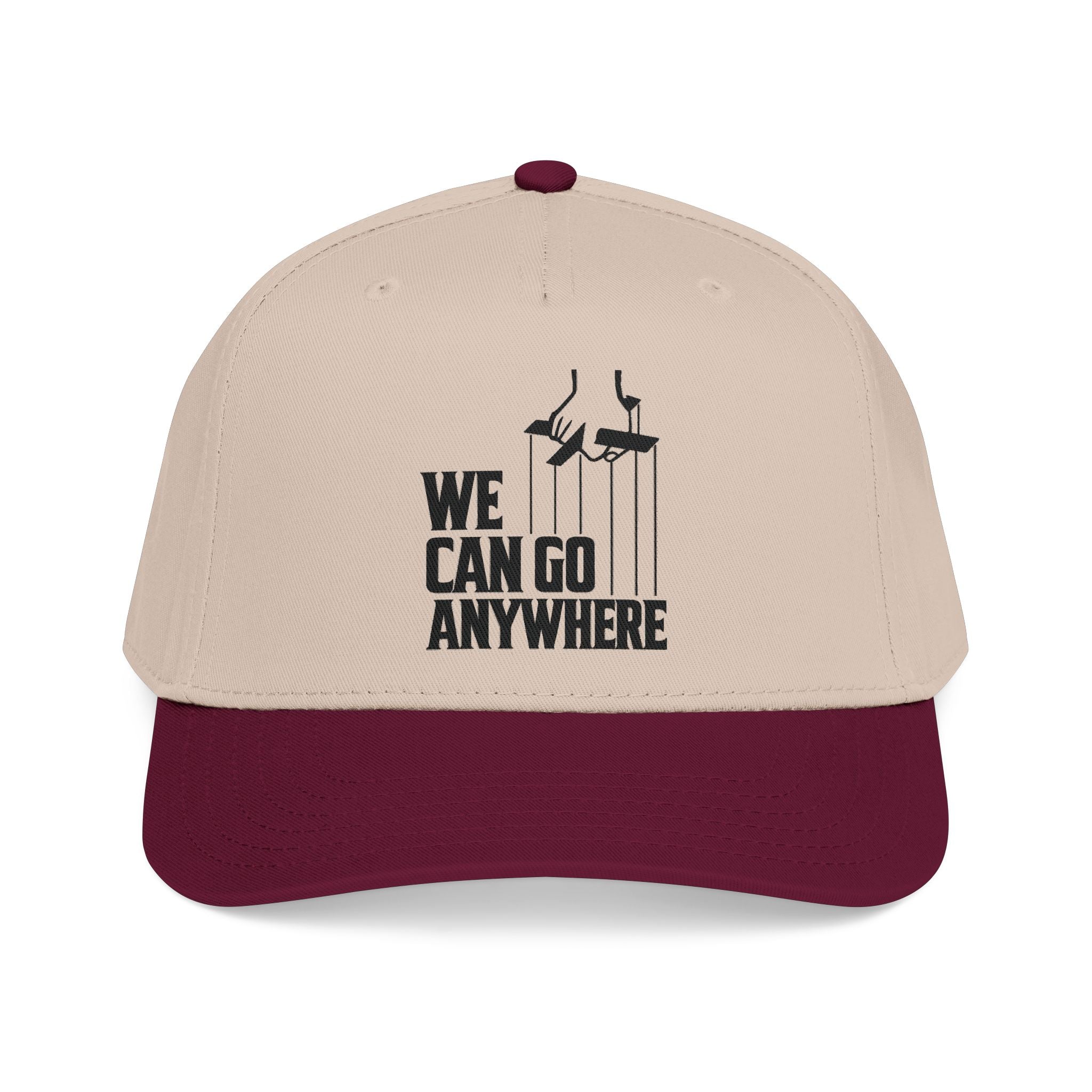 “We Can Go Anywhere” Stork Travel Dad Hat