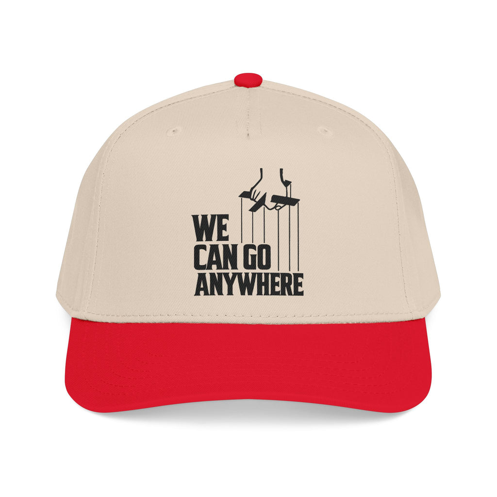 “We Can Go Anywhere” Stork Travel Dad Hat