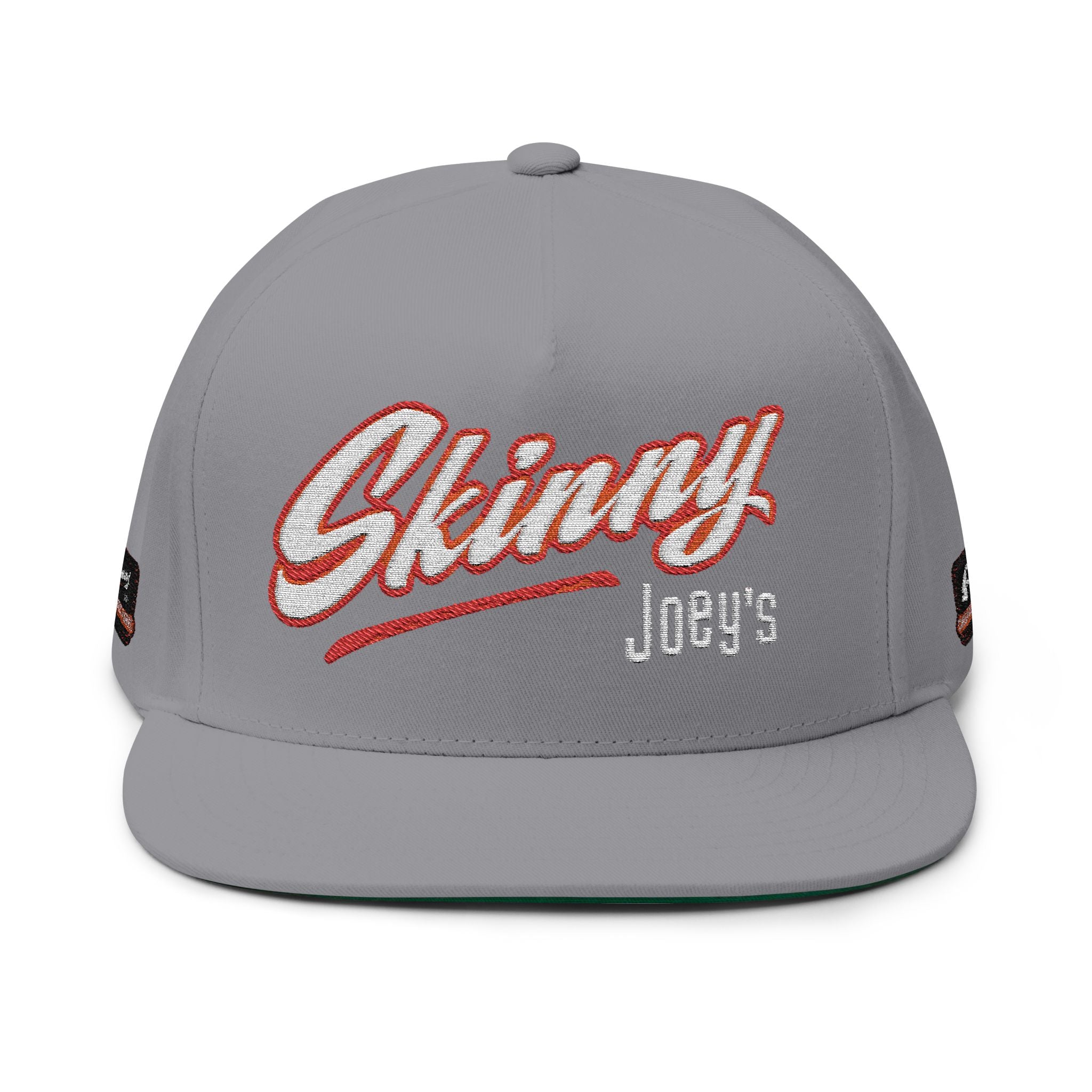 Skinny Joey’s Flat Bill Cap — Classic Edition Embroidery