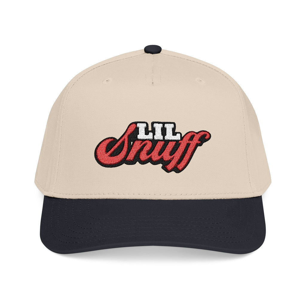 Lil Snuff Embroidered Baseball Cap — Retro Script Dad Hat