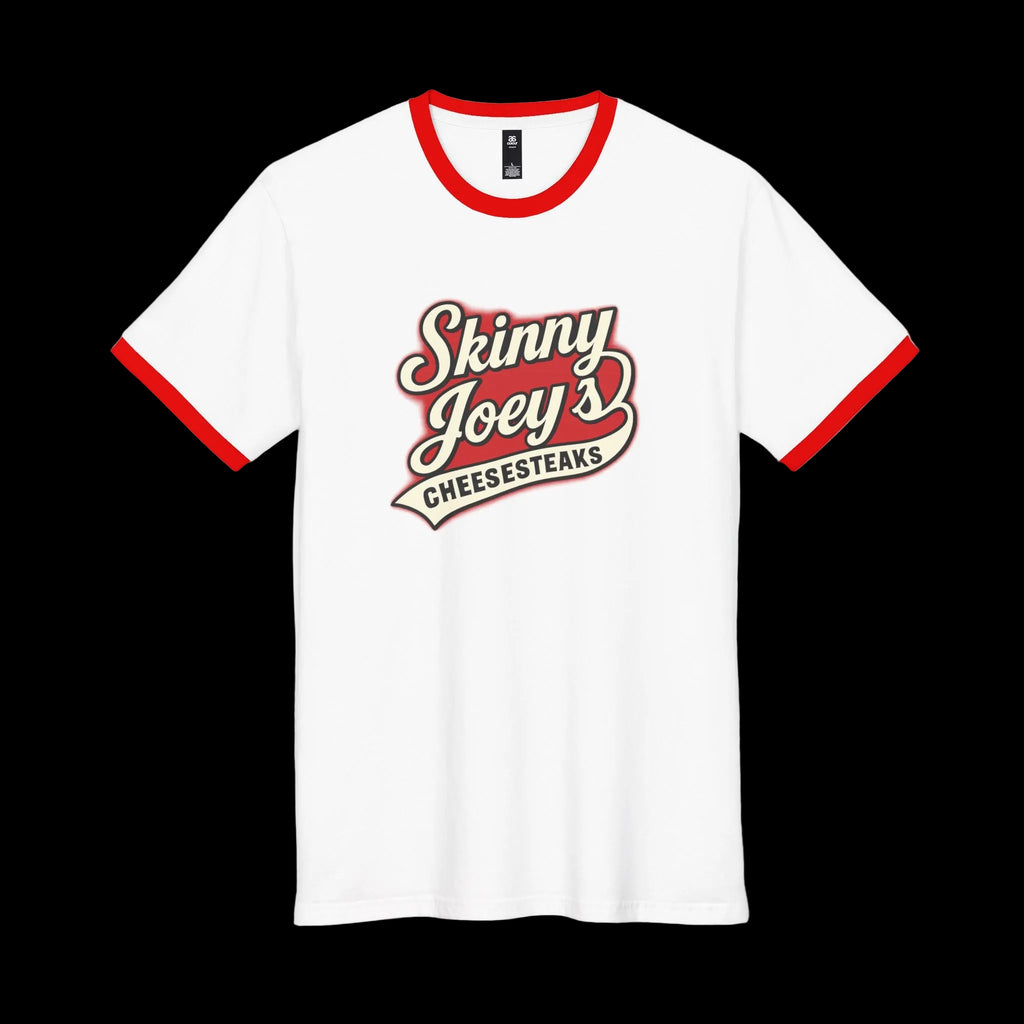 Skinny Joey’s Cheesesteaks Men’s Staple Ringer Tee