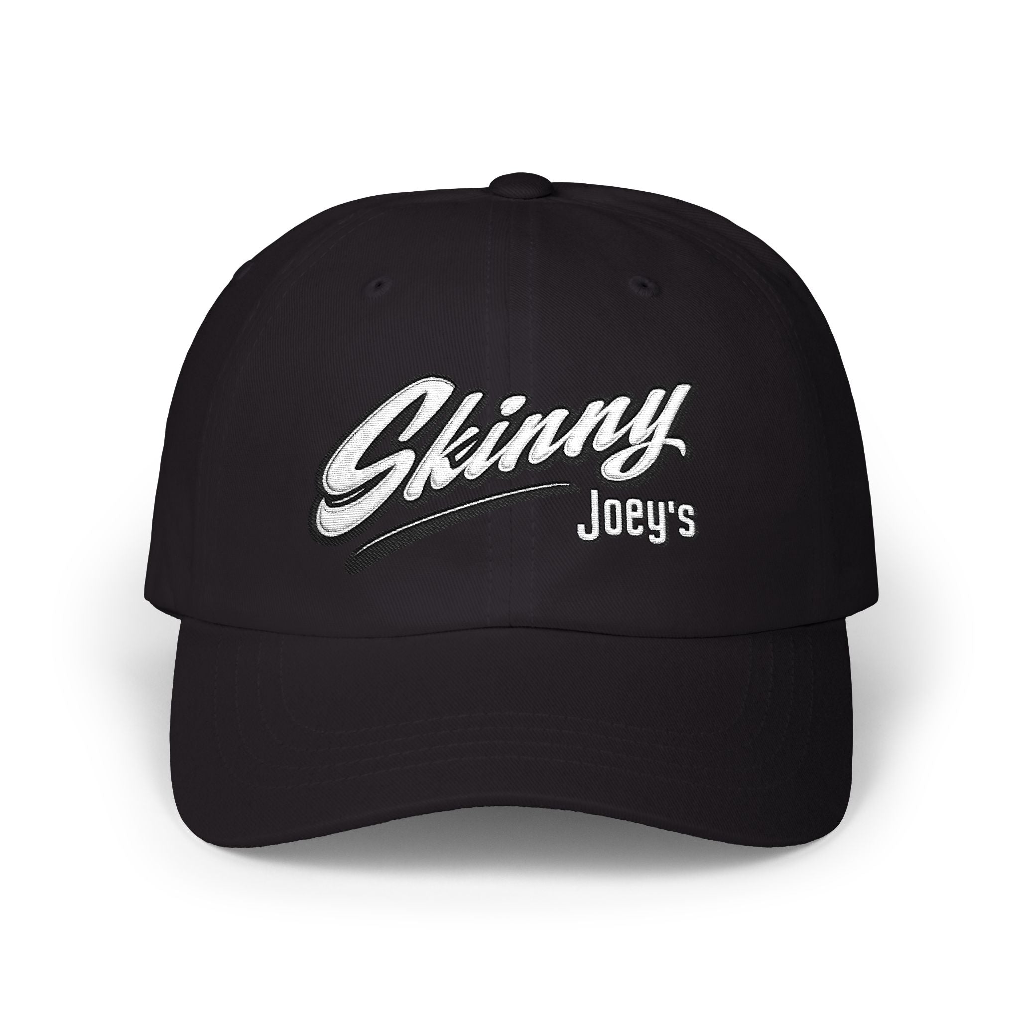 Skinny Joey's Classic Dad Cap – Embroidered Retro Script Baseball Hat