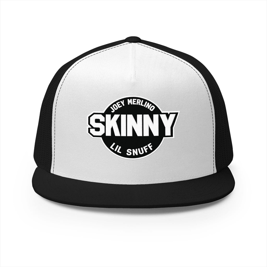 Skinny Trucker Cap - Retro Patch 5-Panel Mesh Hat