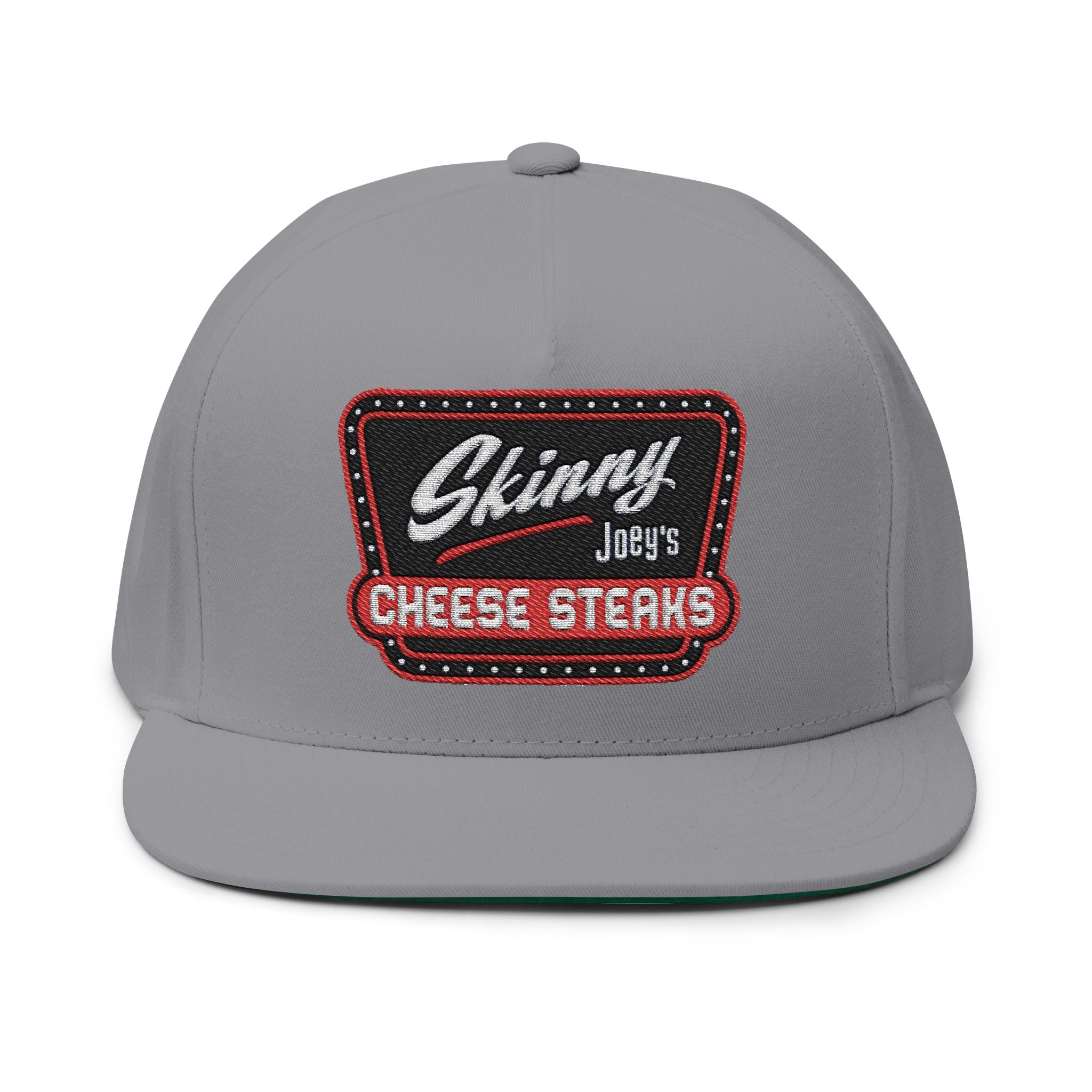 Skinny Joey's Embroidered Flat Bill Cap