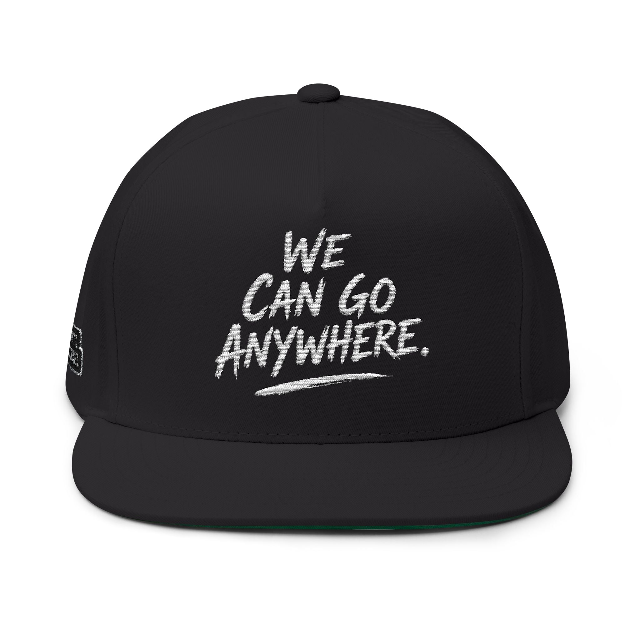 We Can Go Anywhere Embroidered Snapback