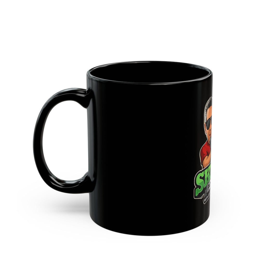 The Skinny Podcast Black Coffee Mug (11oz/15oz)