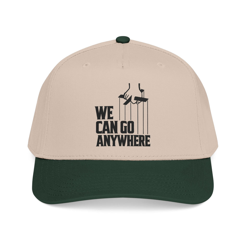 “We Can Go Anywhere” Stork Travel Dad Hat