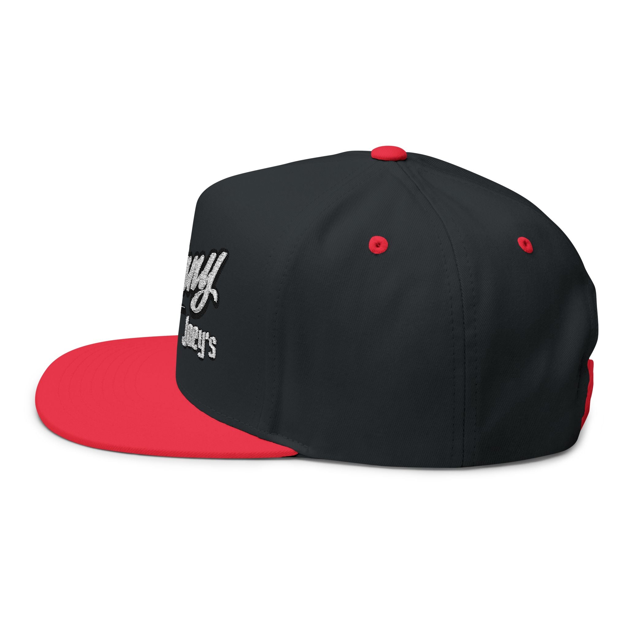Skinny Joey's Embroidered Flat Bill Cap