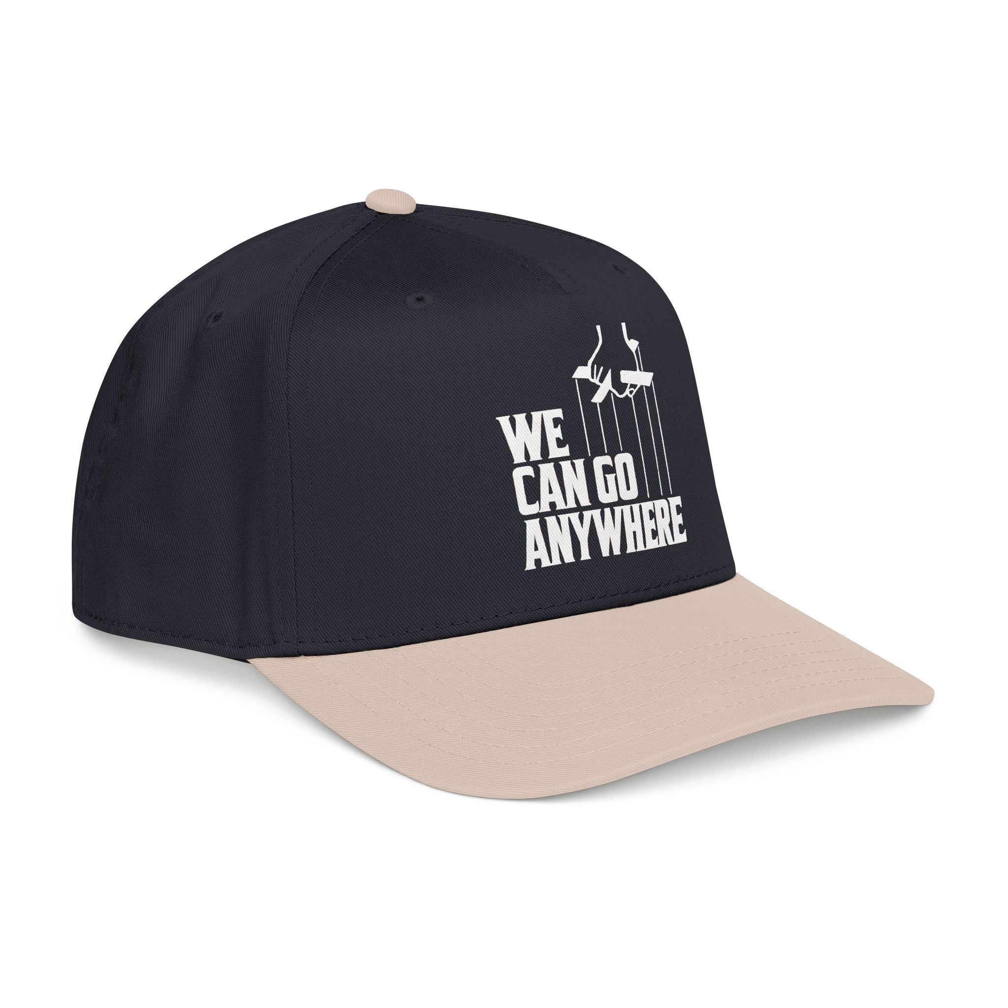 “We Can Go Anywhere” Stork Travel Dad Hat