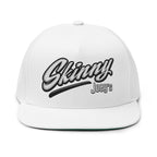 Skinny Joey's Embroidered Flat Bill Cap | Vintage Snapback Hat