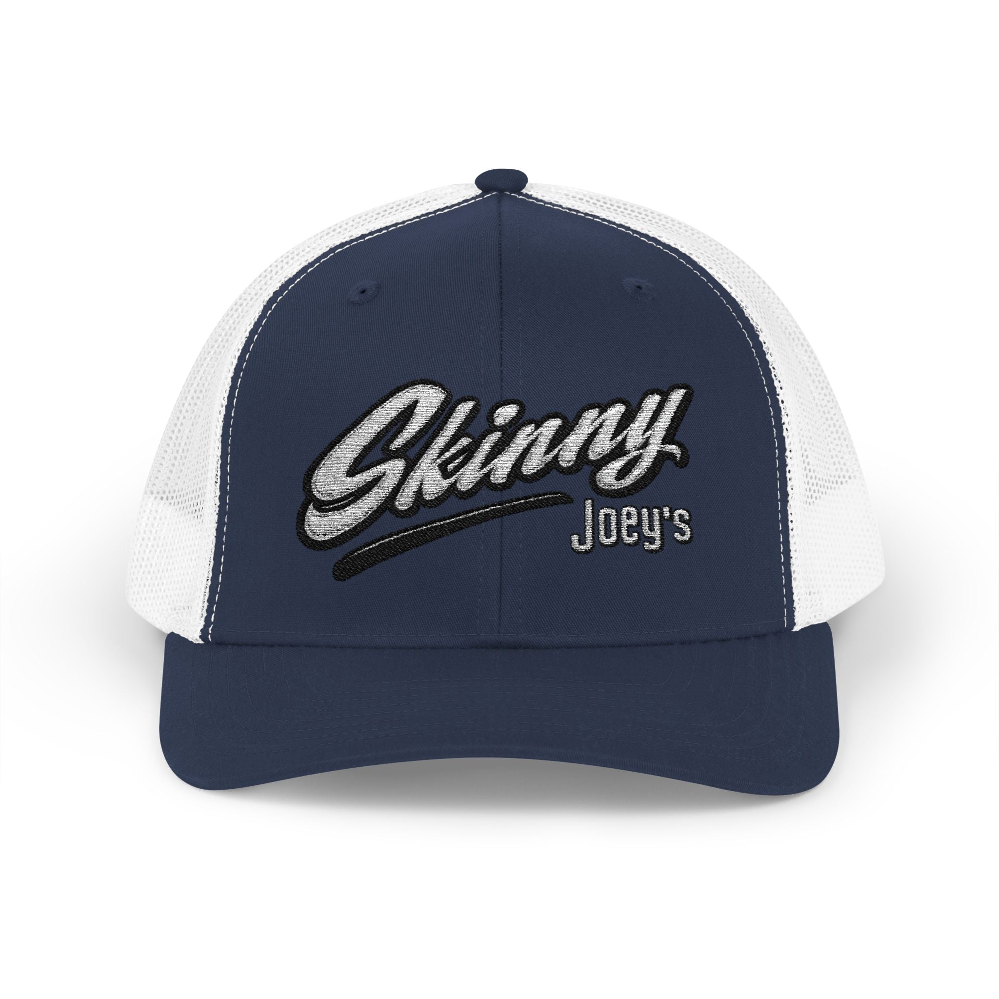 Skinny Joey's Embroidered Trucker Cap | Vintage Mesh Snapback Hat