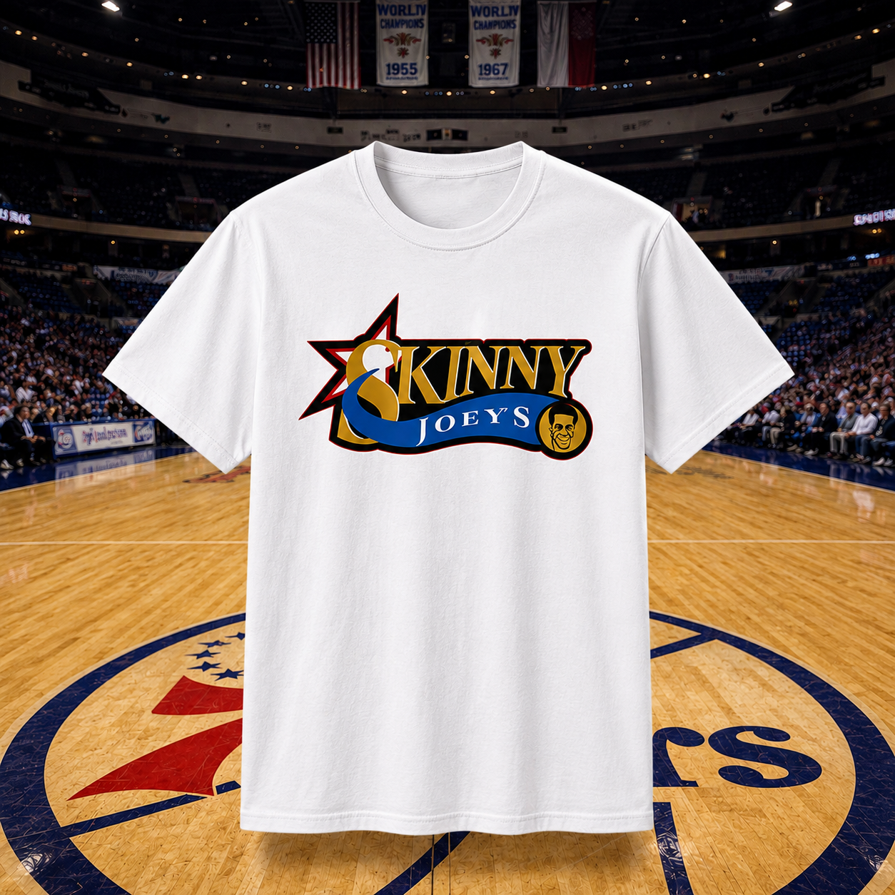 Skinny Joeys x 76ers T-Shirt