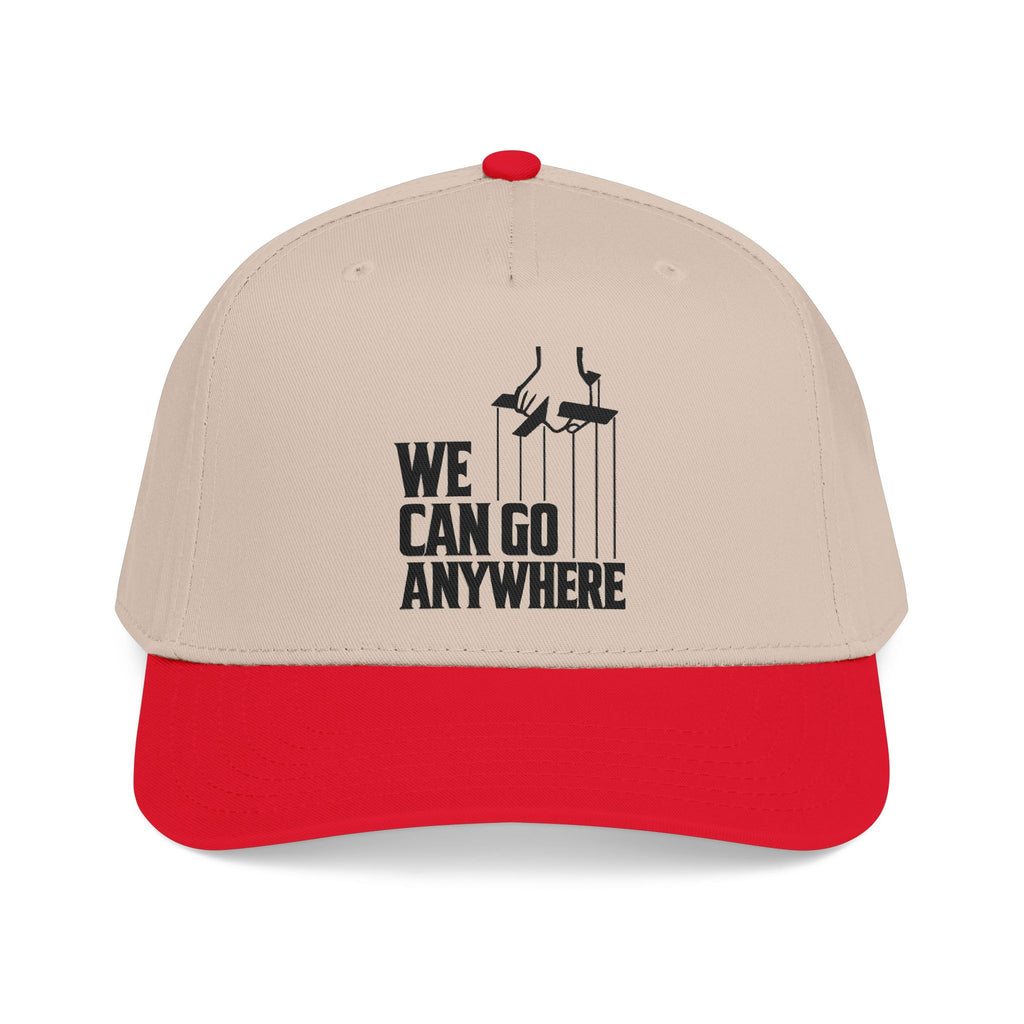 “We Can Go Anywhere” Stork Travel Dad Hat
