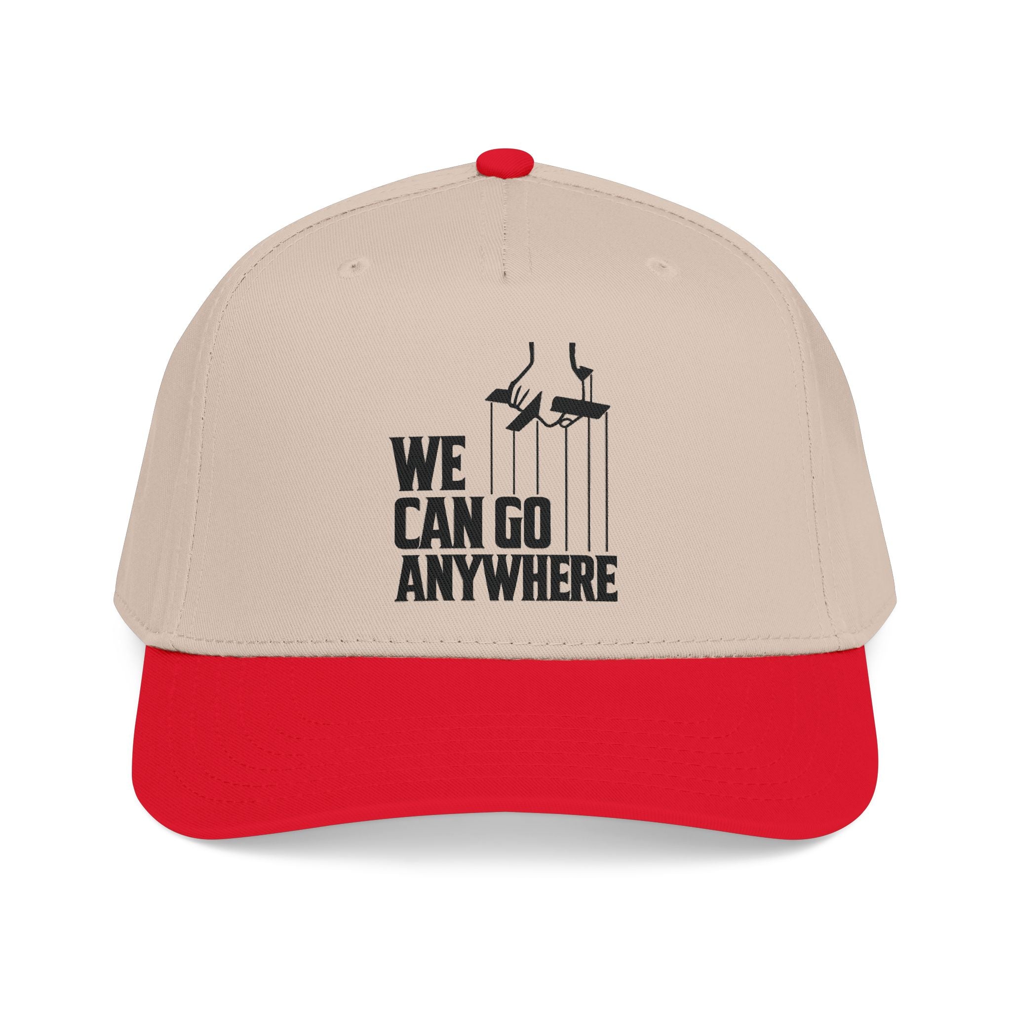 “We Can Go Anywhere” Stork Travel Dad Hat