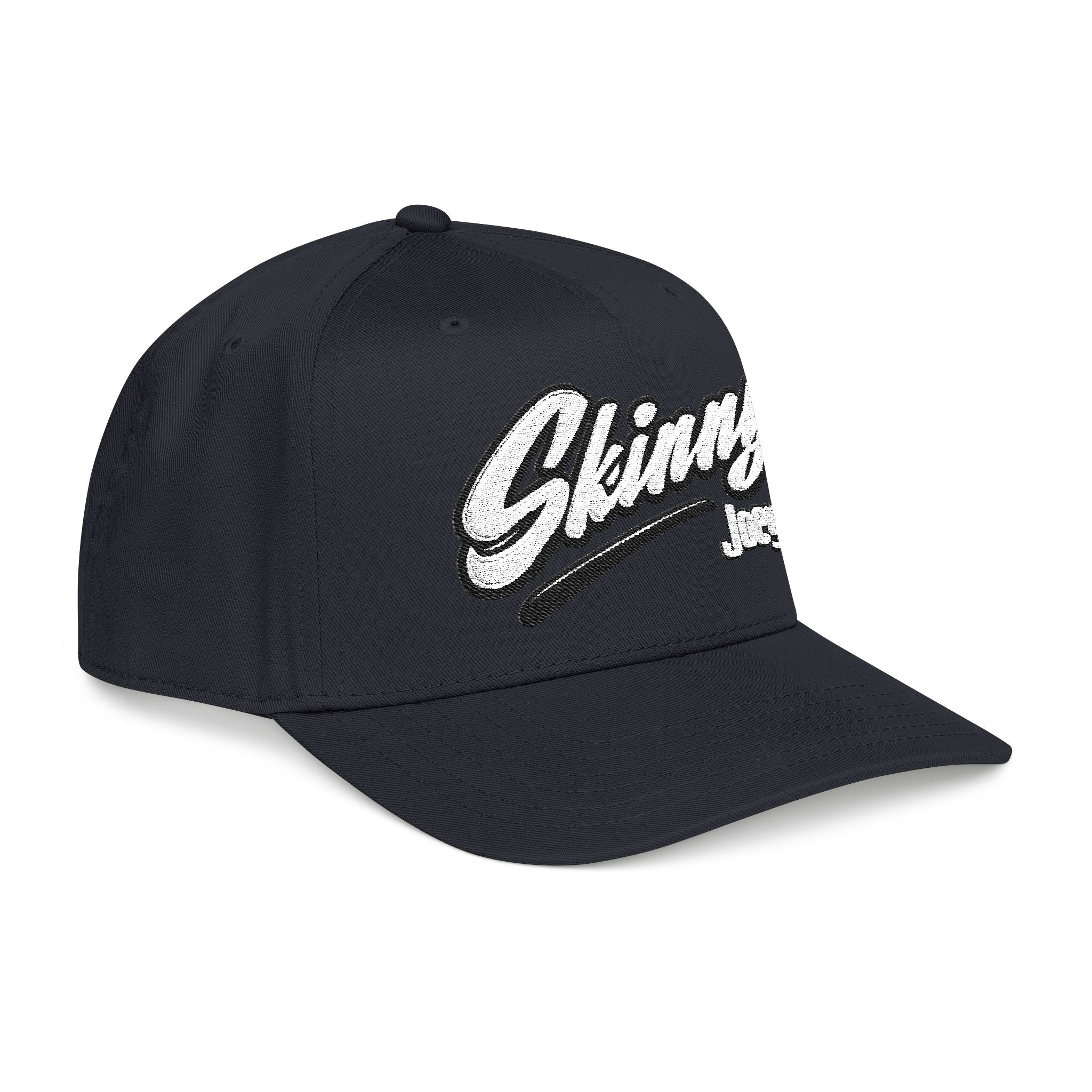 Skinny Jeans Retro Script Baseball Cap | Two-Tone Mid-Profile Hat