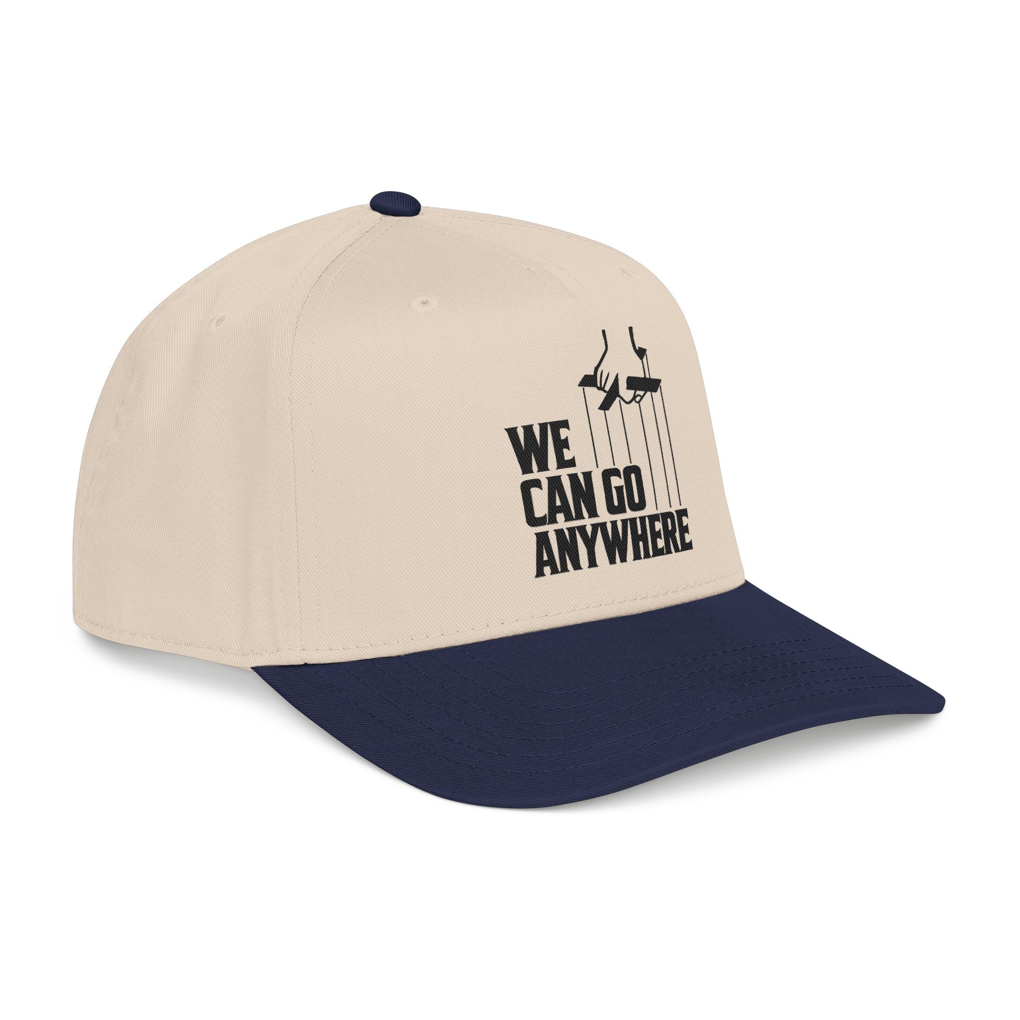 “We Can Go Anywhere” Stork Travel Dad Hat
