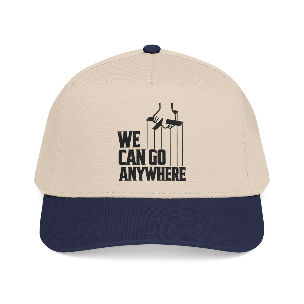 “We Can Go Anywhere” Stork Travel Dad Hat