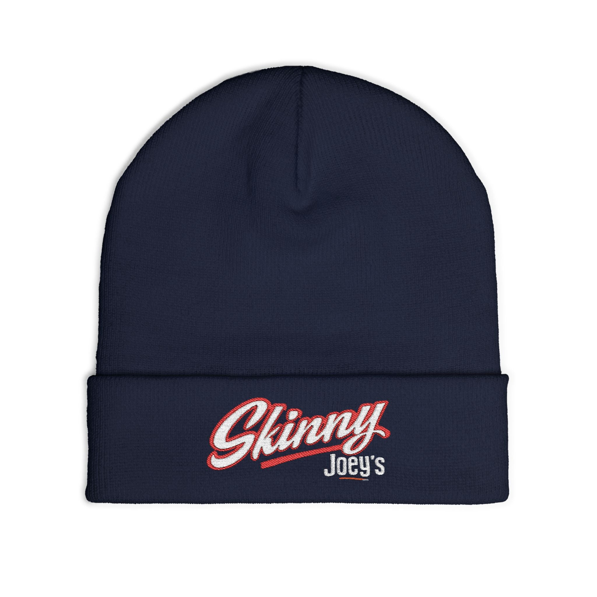 Embroidered 'Skinny' Knit Beanie Winter