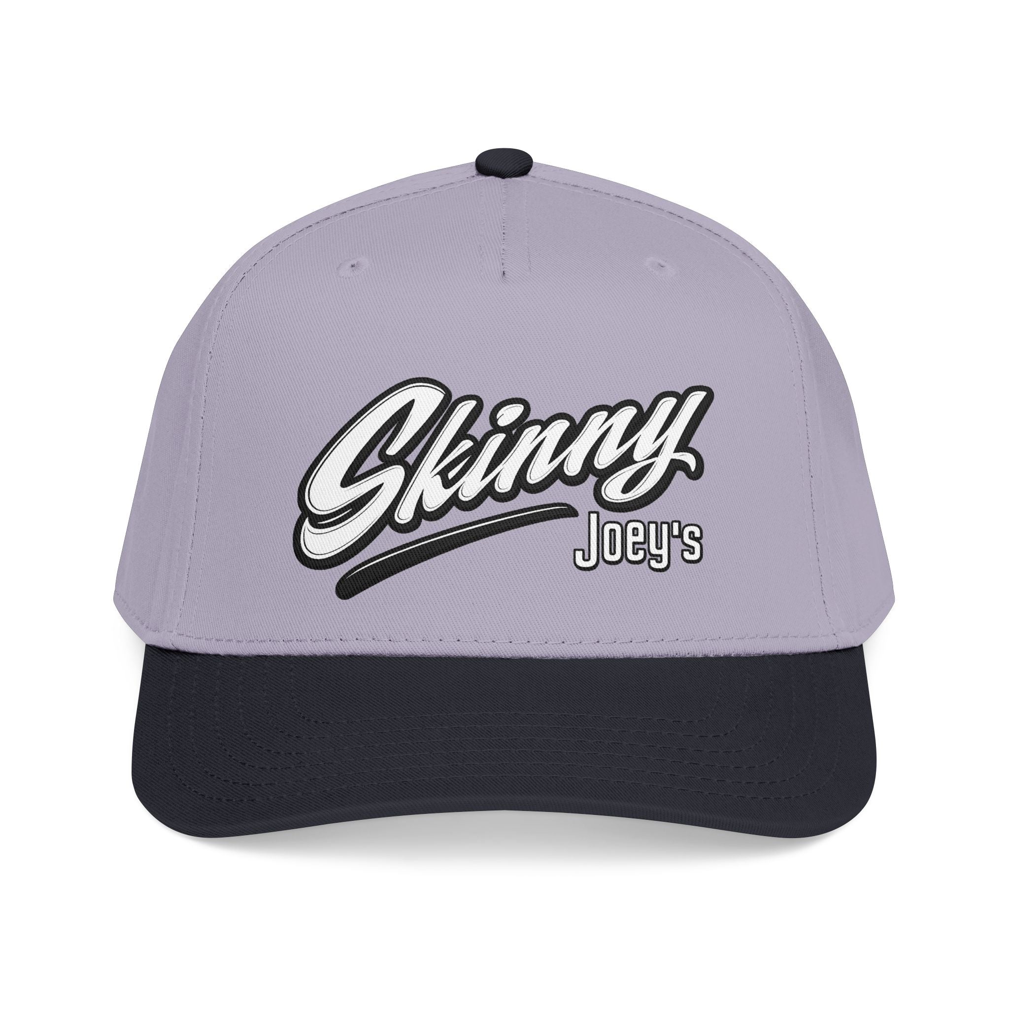 Skinny Joey's Retro Script Baseball Cap | Embroidered Mid-Profile Hat