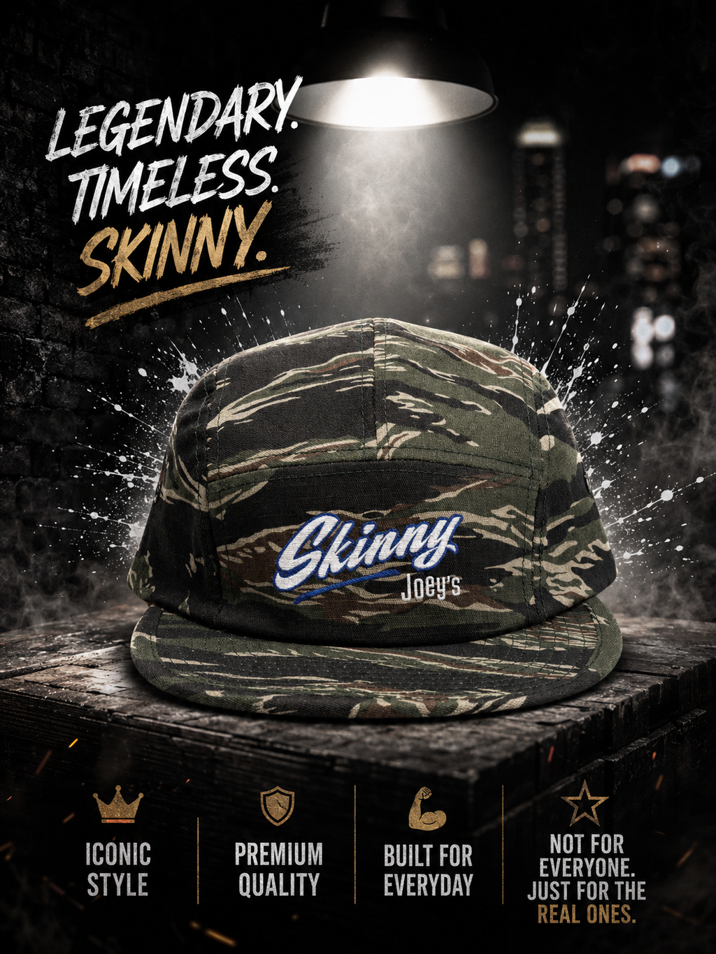 Skinny Joey’s 5 Panel Cap (Embroidery)