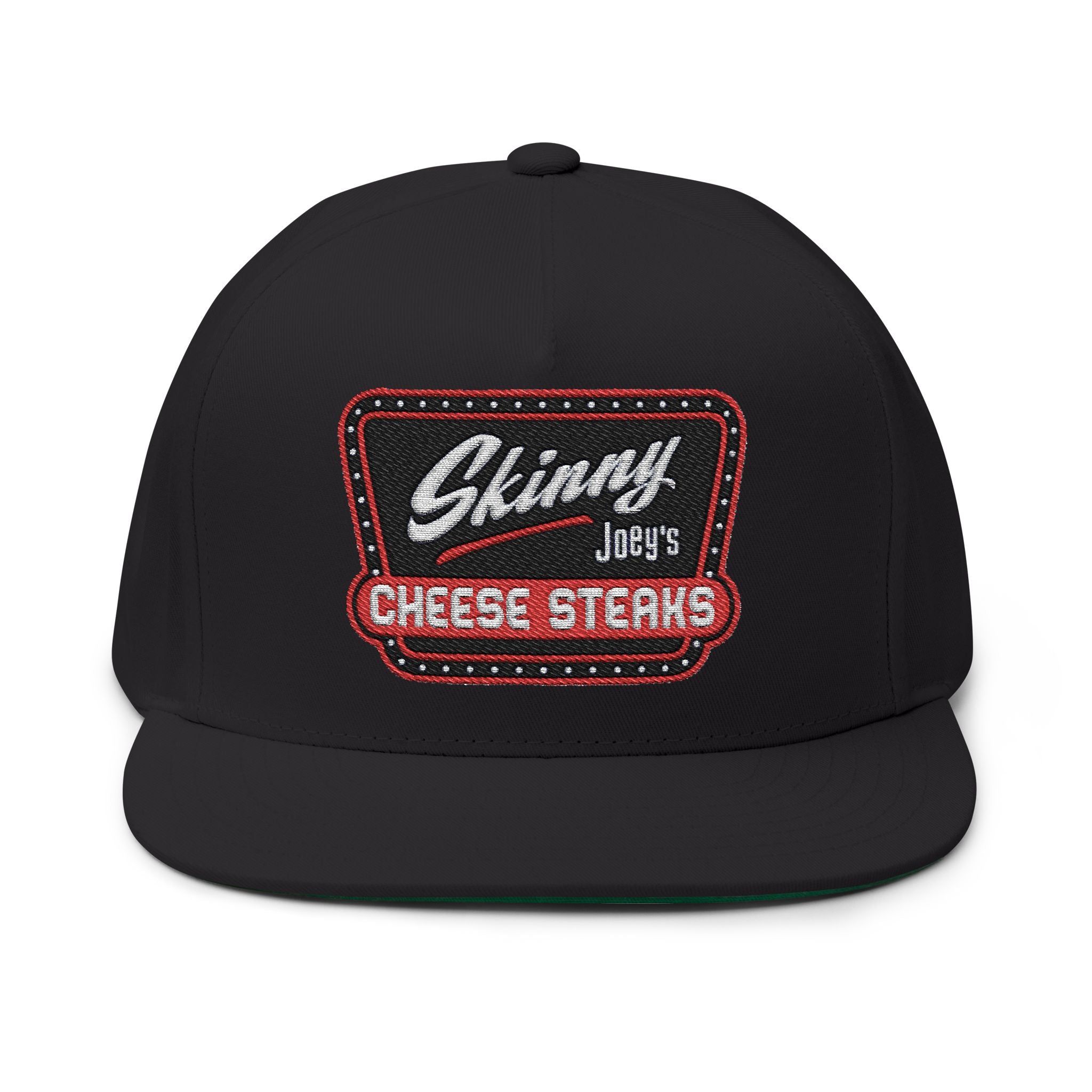 Skinny Joey's Embroidered Flat Bill Cap