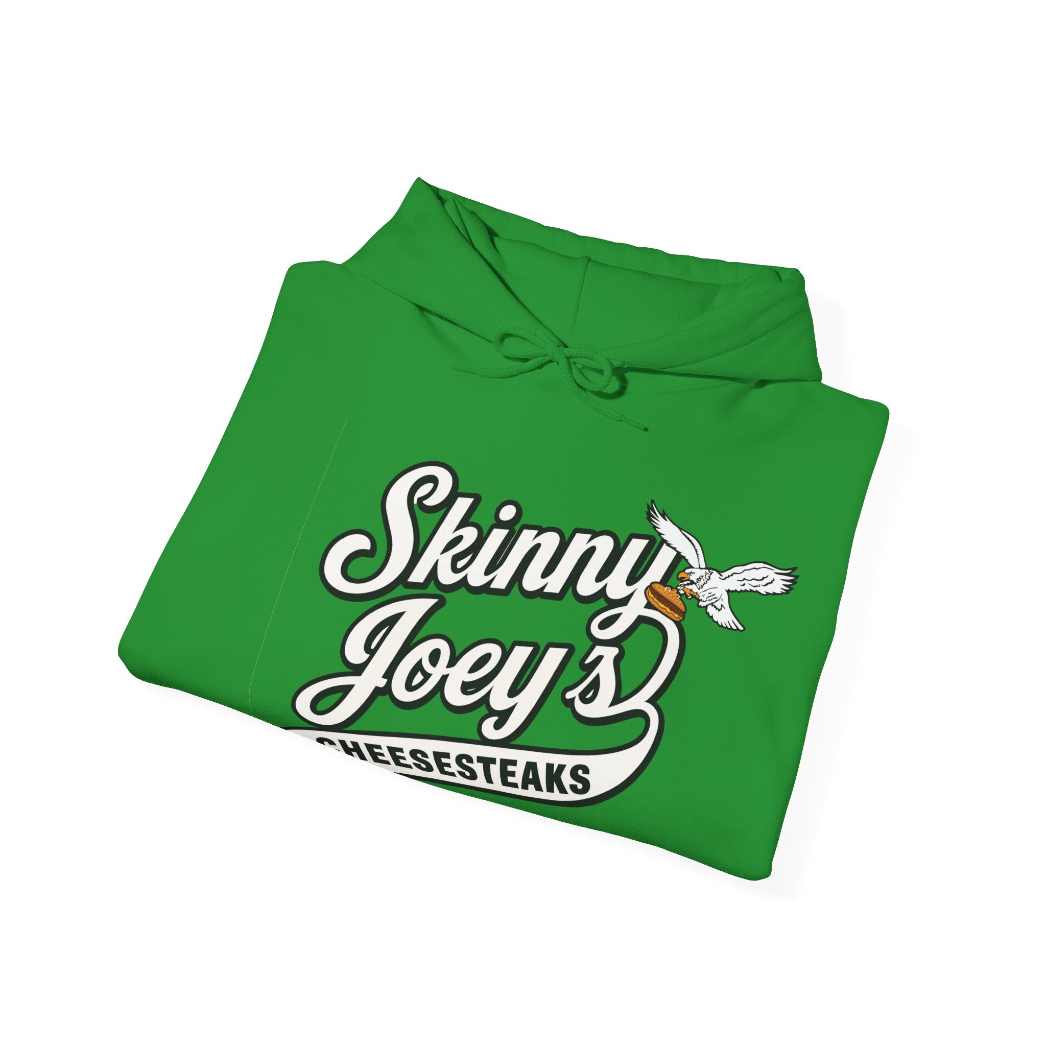 Super Bowl Champs X Skinny Joey Cheesesteaks Logo Pullover Hoodie