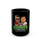 The Skinny Podcast Black Coffee Mug (11oz/15oz)