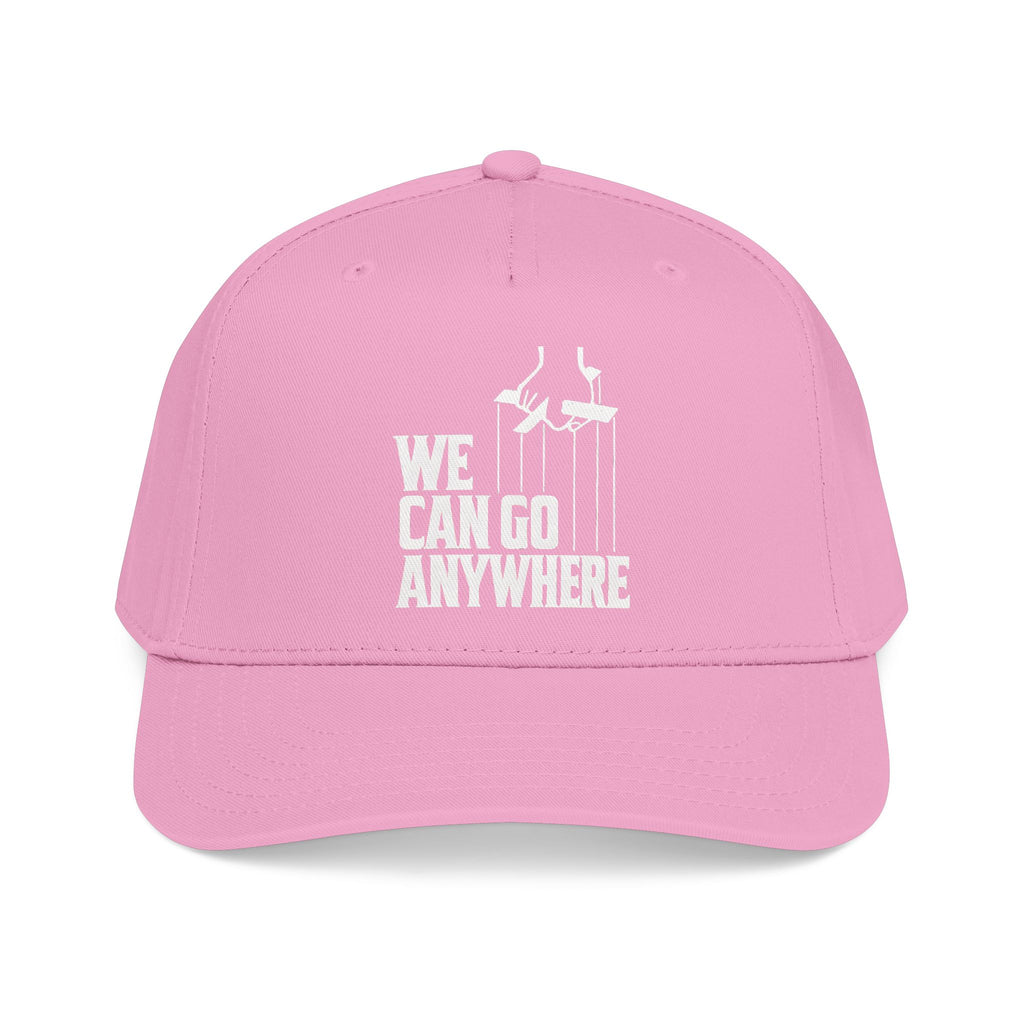 “We Can Go Anywhere” Stork Travel Dad Hat