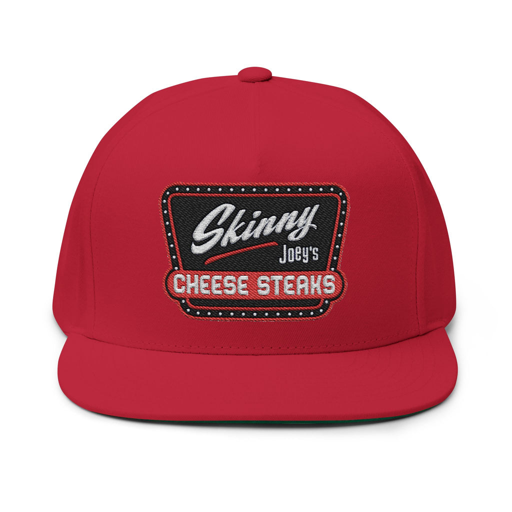 Skinny Joey's Embroidered Flat Bill Cap
