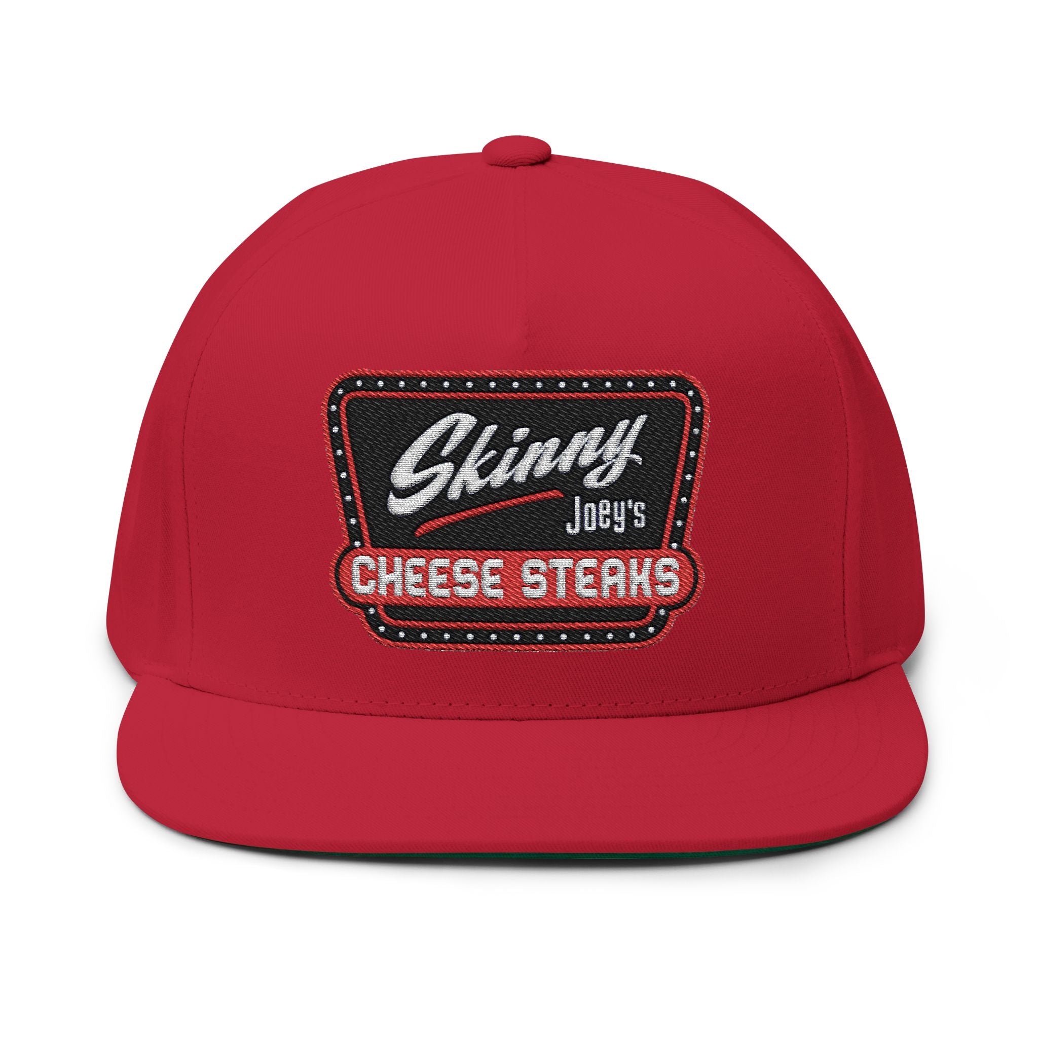 Skinny Joey's Embroidered Flat Bill Cap