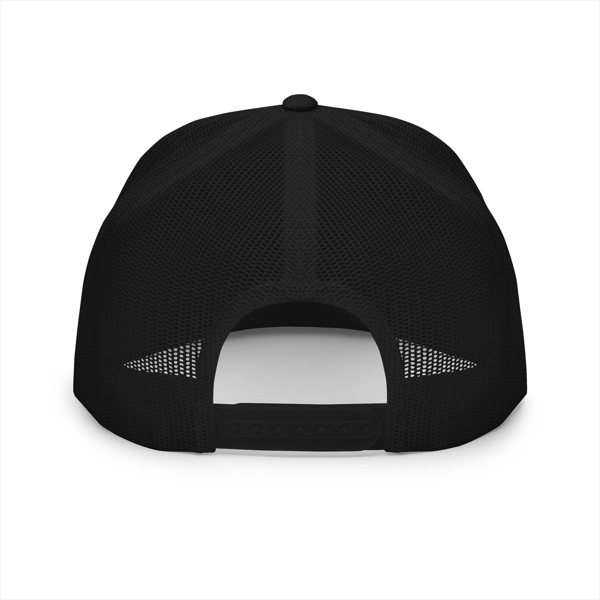 Skinny Trucker Cap - Retro Patch 5-Panel Mesh Hat