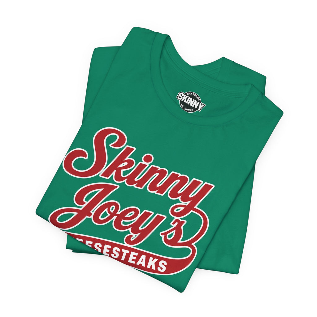 Skinny Joey's Cheesesteaks T-Shirt — Retro Diner Logo Tee
