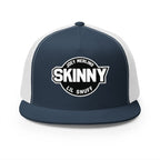 Skinny Trucker Cap - Retro Patch 5-Panel Mesh Hat