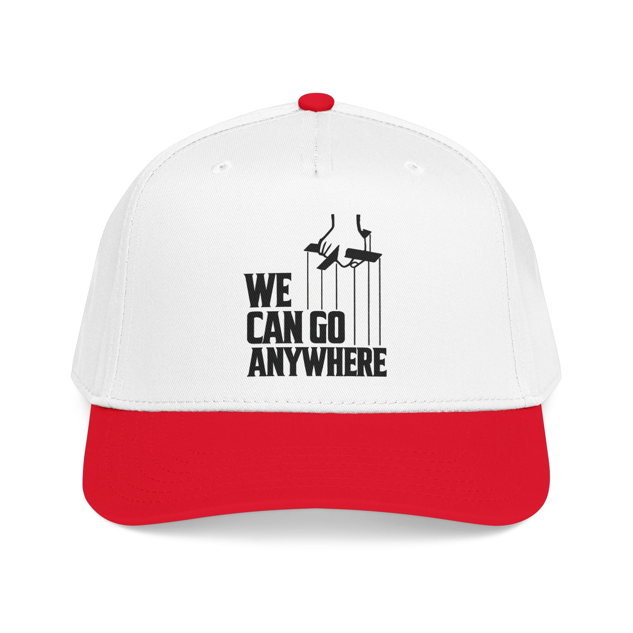 “We Can Go Anywhere” Stork Travel Dad Hat