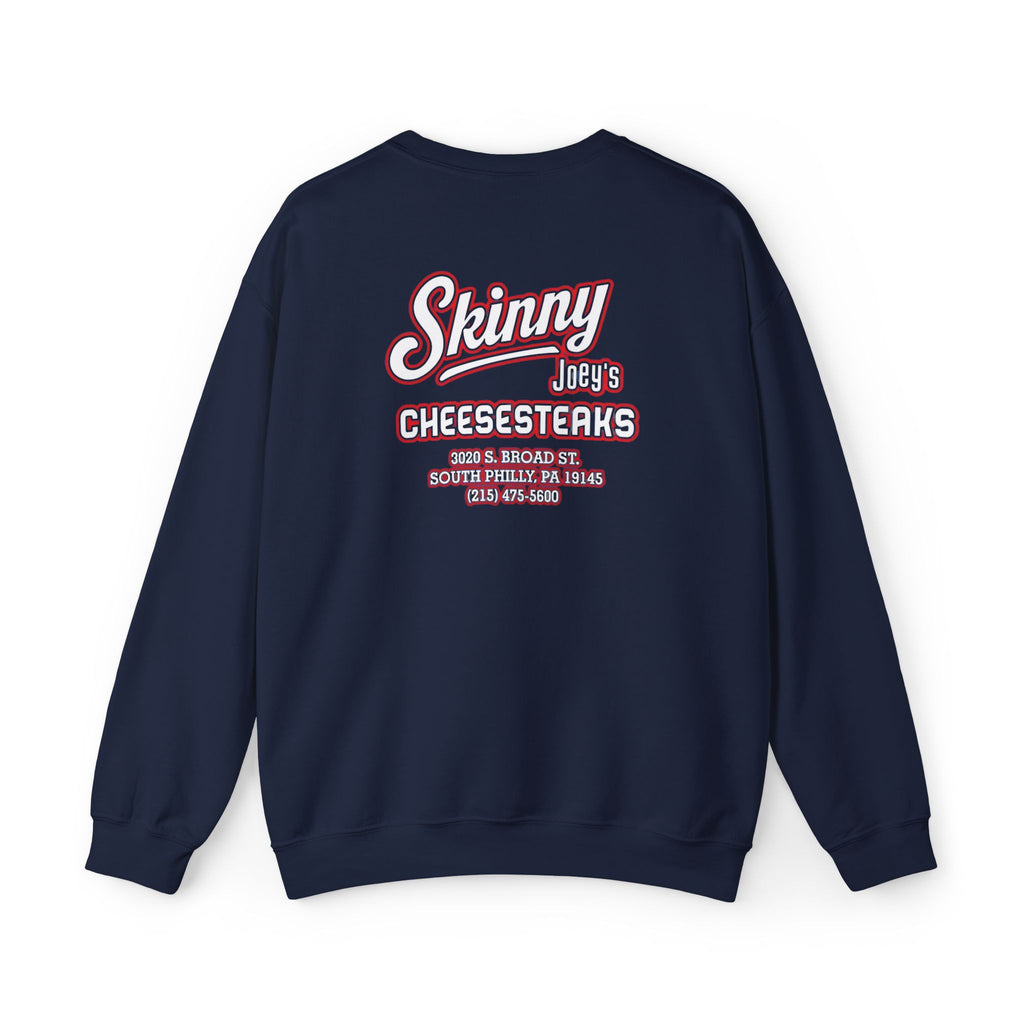 Skinny Joey’s Cheesesteaks Unisex Crewneck Sweatshirt | South Philly 3020 S. Broad St.